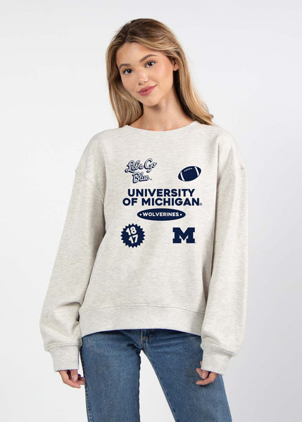 chicka d Michigan Wolverines Two-A-Days Old School Crew S