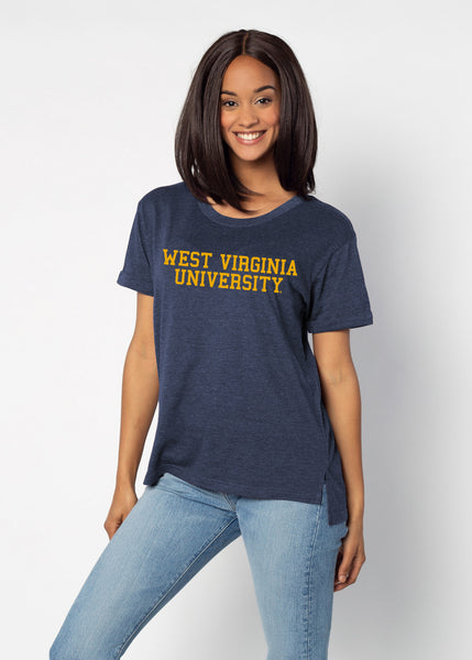 chicka d Must Have Tee West Virginia Mountaineers in Navy S