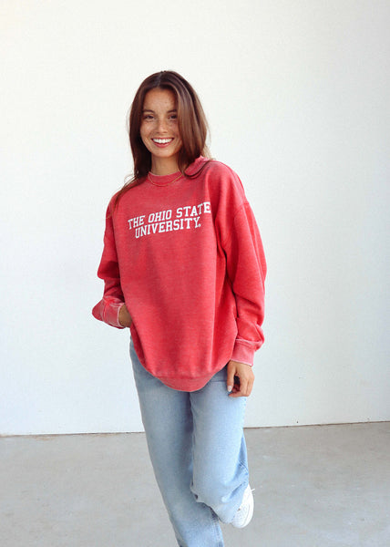 Chicka D Ohio State Buckeyes Campus Crew Sweatshirt S