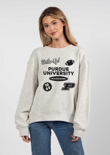 chicka d Purdue Boilermakers Two-A-Days Old School Crew S