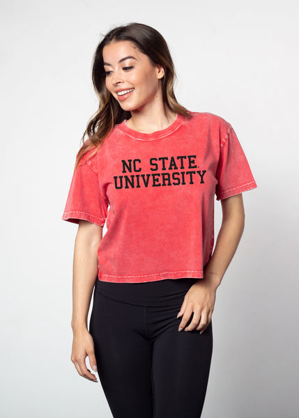 chicka d Short 'N Sweet Tee North Carolina State Wolfpack in Cardinal S
