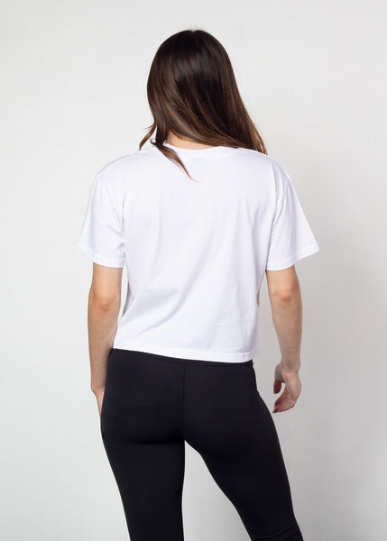 Chicka D Short 'N Sweet Tee North Carolina Tar Heels In White S