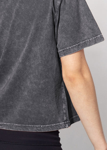 Chicka D Short 'N Sweet Tee Purdue Boilermakers In Graphite S