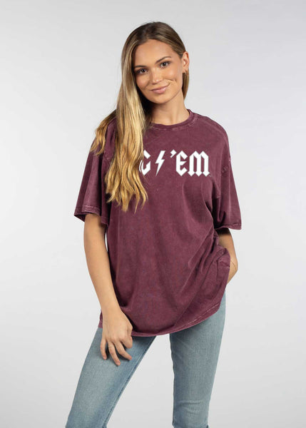 chicka d Texas A&M Aggies Electric SSN The Band Tee S