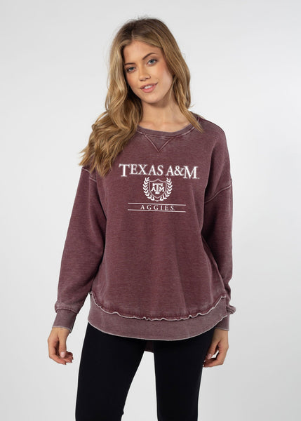 chicka d Texas A&M Aggies Statistics Burnout Hi-Lo Crew S