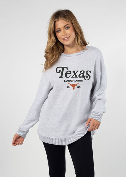 chicka d Texas Longhorns Alumni Warm Up Crew Sweatshirt S