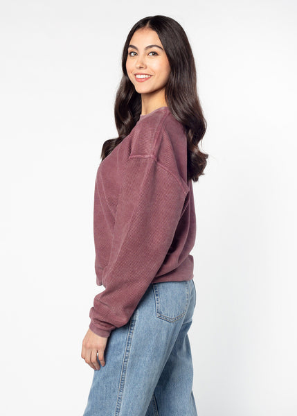 Chicka D The Original Corded Crew Arizona State Sun Devils In Maroon S