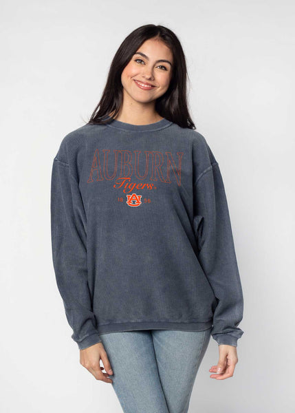 chicka d The Original Corded Crew Auburn Tigers Cliffs Notes in Navy S