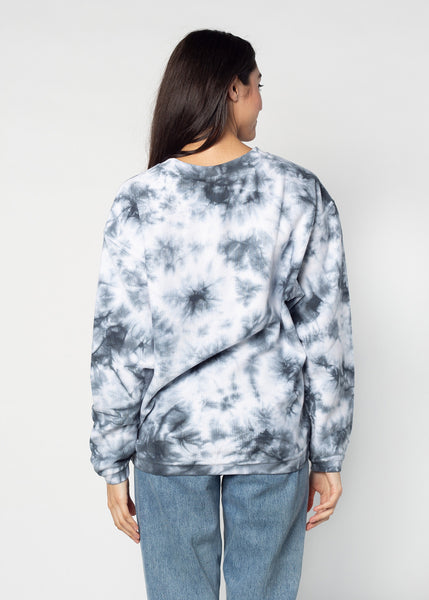 Chicka D The Original Corded Crew Auburn Tigers In Slate Tie-Dye S