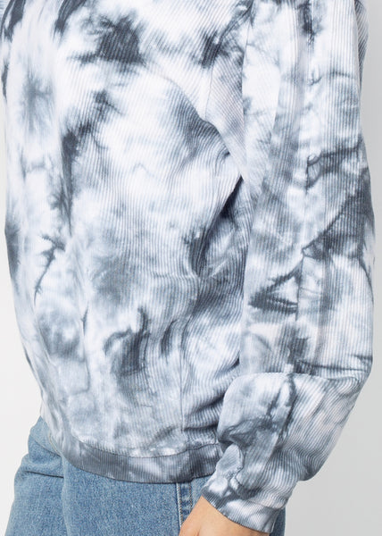 Chicka D The Original Corded Crew Auburn Tigers In Slate Tie-Dye S