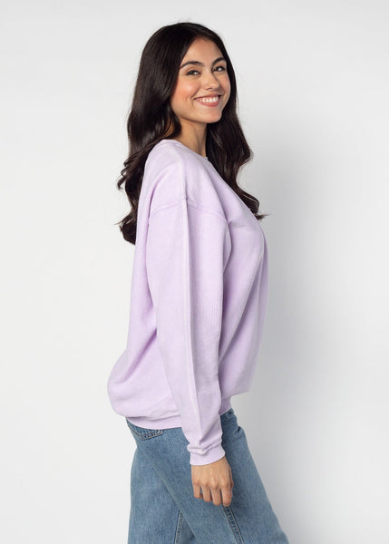 Chicka D The Original Corded Crew Clemson Tigers Cliffs Notes In Lilac S