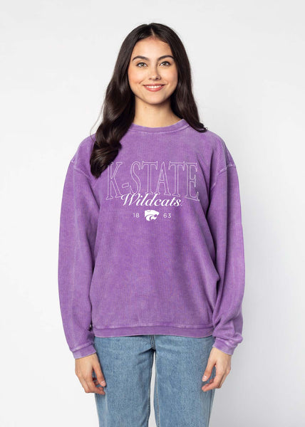 chicka d The Original Corded Crew Kansas State Wildcats Cliffs Notes in Purple S