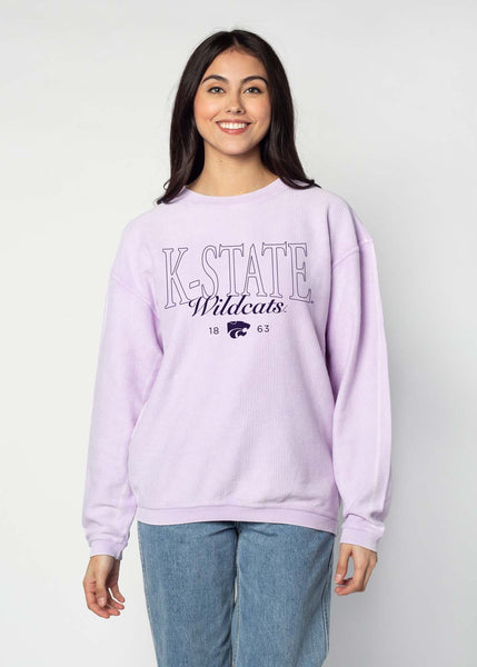 chicka d The Original Corded Crew Kansas State Wildcats Cliffs Notes in Lilac S