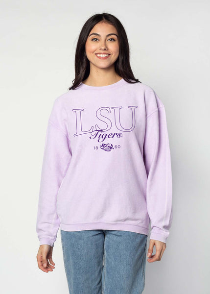 chicka d The Original Corded Crew LSU Tigers Cliffs Notes in Lilac S