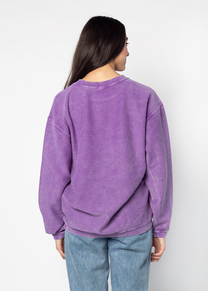 Chicka D The Original Corded Crew LSU Tigers In Purple S