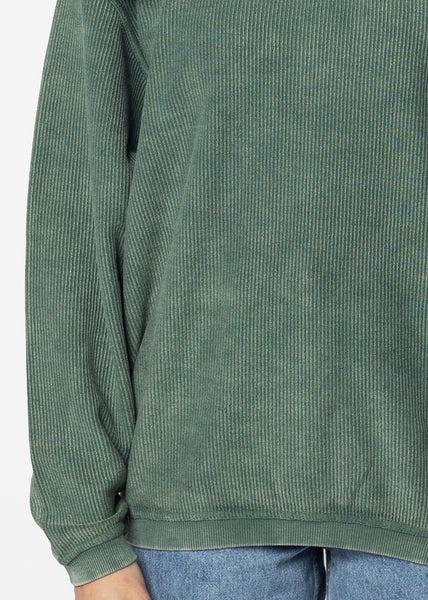 Chicka D The Original Corded Crew Michigan State Green Sweatshirt S