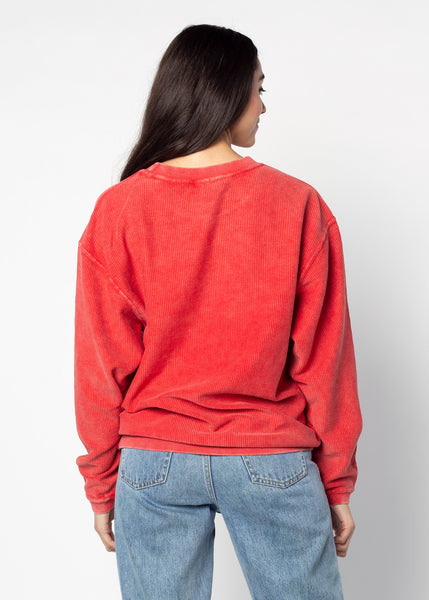 Chicka D The Original Corded Crew Nebraska Cornhuskers In Red S