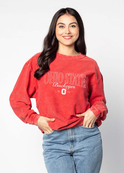 chicka d The Original Corded Crew Ohio State Buckeyes Cliffs Notes in Red S