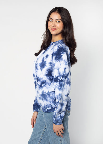 Chicka D The Original Corded Crew Penn State Nittany Lions Indigo Tie-Dye S