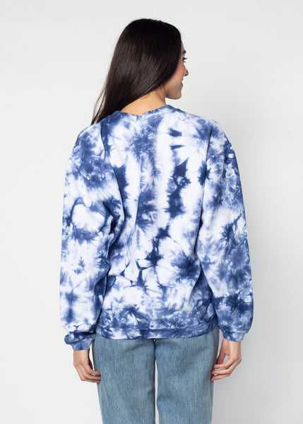 Chicka D The Original Corded Crew Penn State Nittany Lions Indigo Tie-Dye S