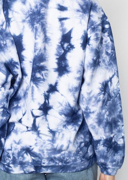 Chicka D The Original Corded Crew Penn State Nittany Lions Indigo Tie-Dye S