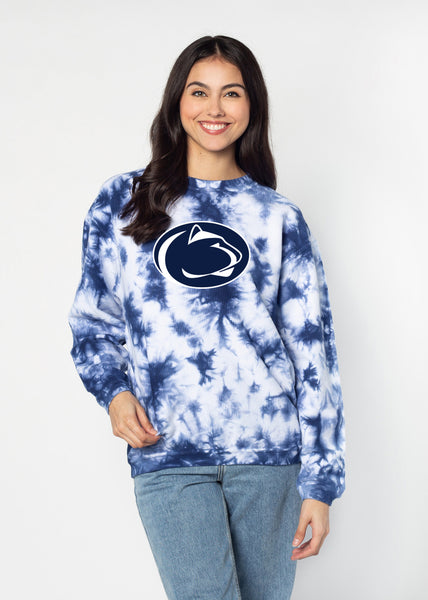 chicka d The Original Corded Crew Penn State Nittany Lions Indigo Tie-Dye S
