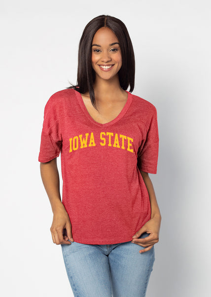 chicka d V-Happy Jersey Iowa State Cyclones in Crimson M