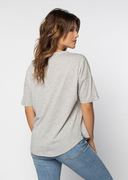 Chicka D V-Happy Jersey LSU Tigers In Heather Grey S