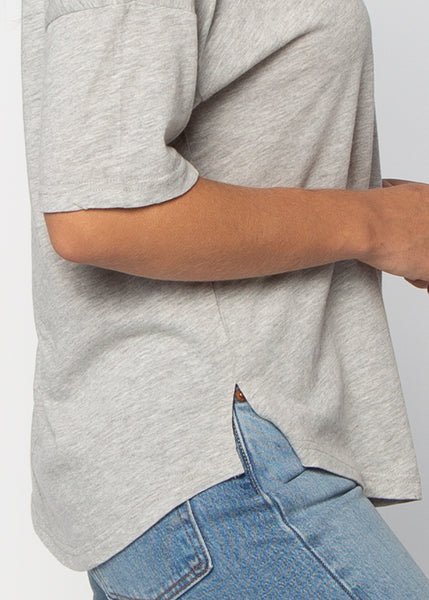 Chicka D V-Happy Jersey LSU Tigers In Heather Grey S