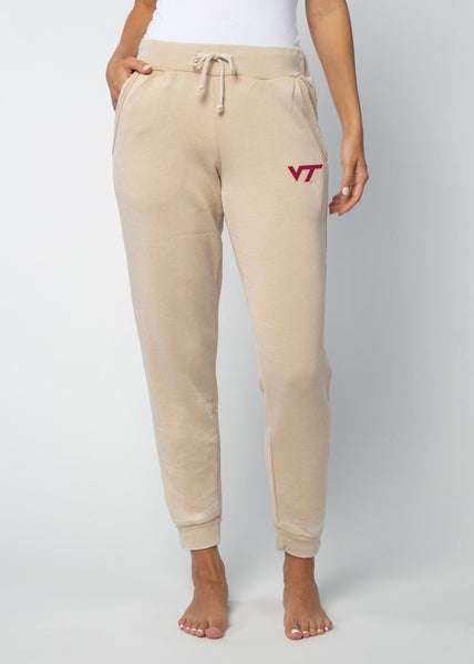 chicka d Virginia Tech Hokies Oatmeal Campus Sweatpants S