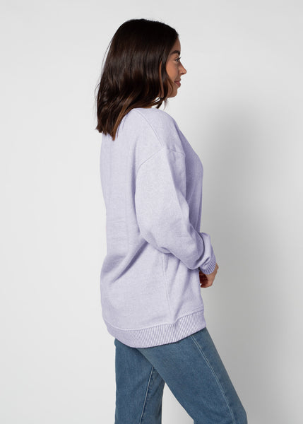 Chicka D Warm Up Crew Sweatshirt Kansas State Wildcats In Grape S