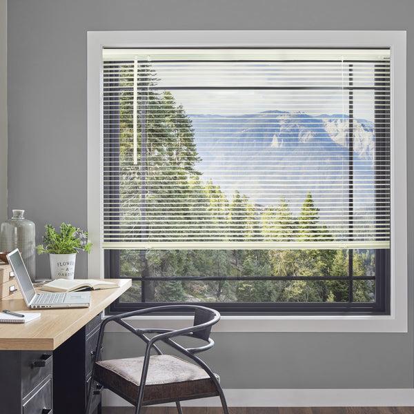 Chicology 84" Mini Blinds – Room Darkening 1" Slats Alabaster