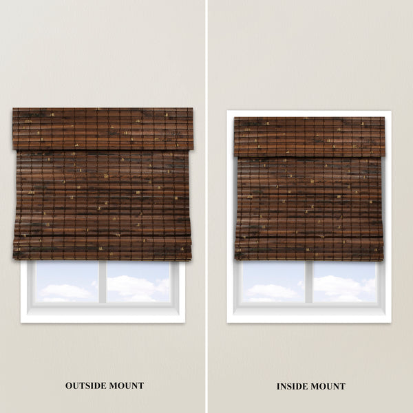 Chicology Custom Bamboo Shades – Blackout Smoke