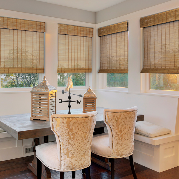 Chicology Custom Bamboo Shades – Light Filtering Butternut