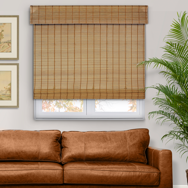 chicology Custom Bamboo Shades – Light Filtering Butternut