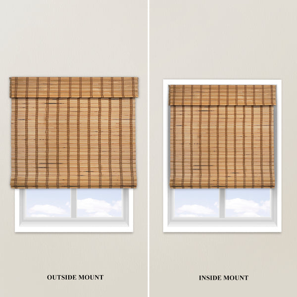 Chicology Custom Bamboo Shades – Light Filtering Camel