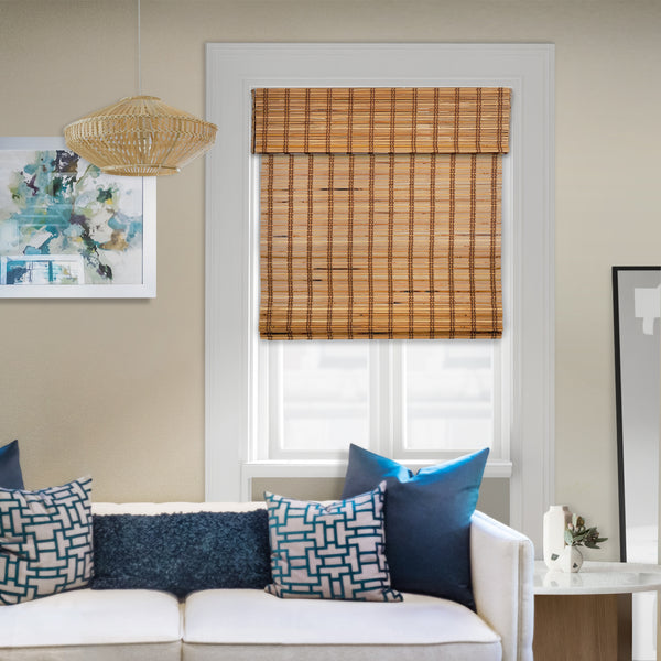 chicology Custom Bamboo Shades – Light Filtering Camel