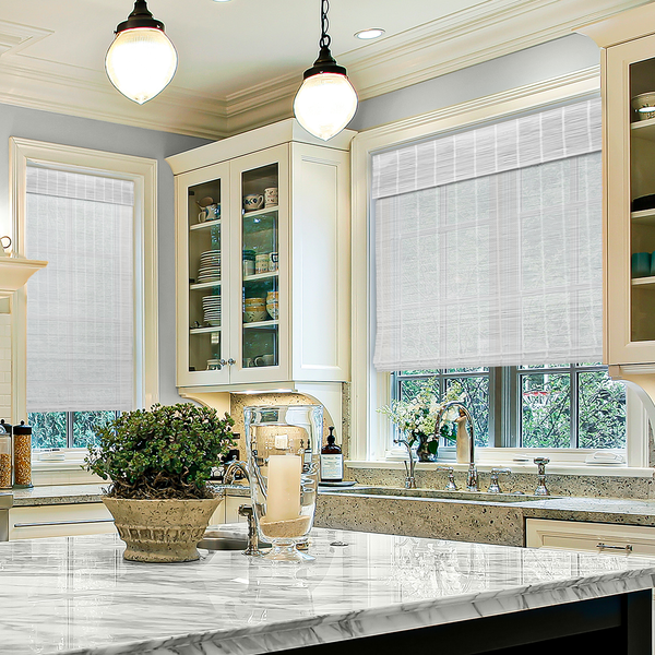 Chicology Custom Bamboo Shades – Light Filtering Dior Gray