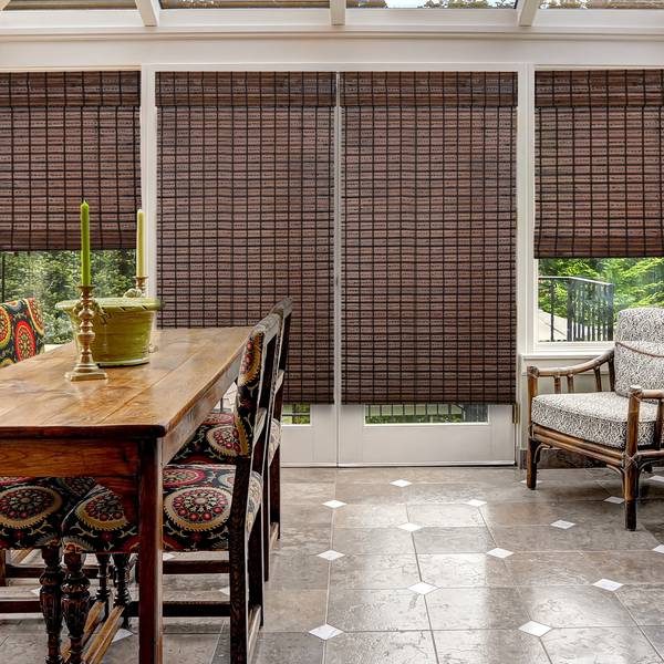 Chicology Custom Bamboo Shades – Light Filtering Jacobean