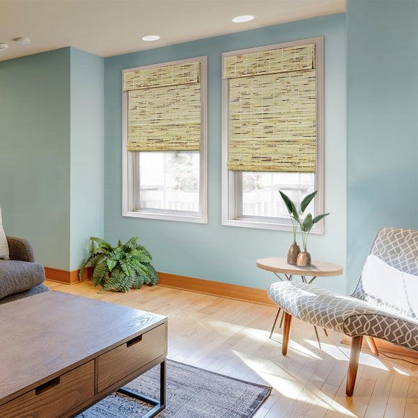 Chicology Custom Bamboo Shades – Light Filtering Sage Green