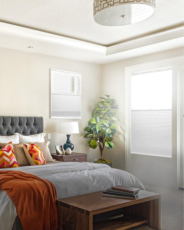 Chicology Custom Cellular Shades - Blackout Top Down Bottom Up