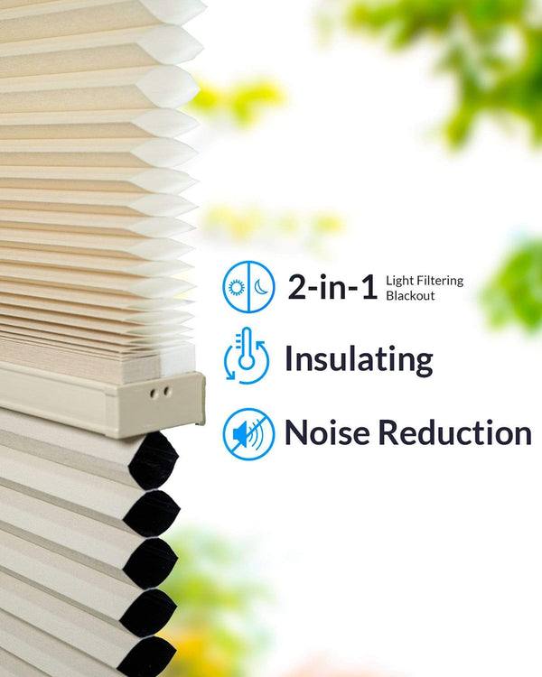 Chicology Custom Cellular Shades - Day/Night Feature Premium Everest Collection