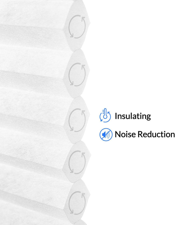 Chicology Custom Cellular Shades - Light Filtering Top Down Bottom Up