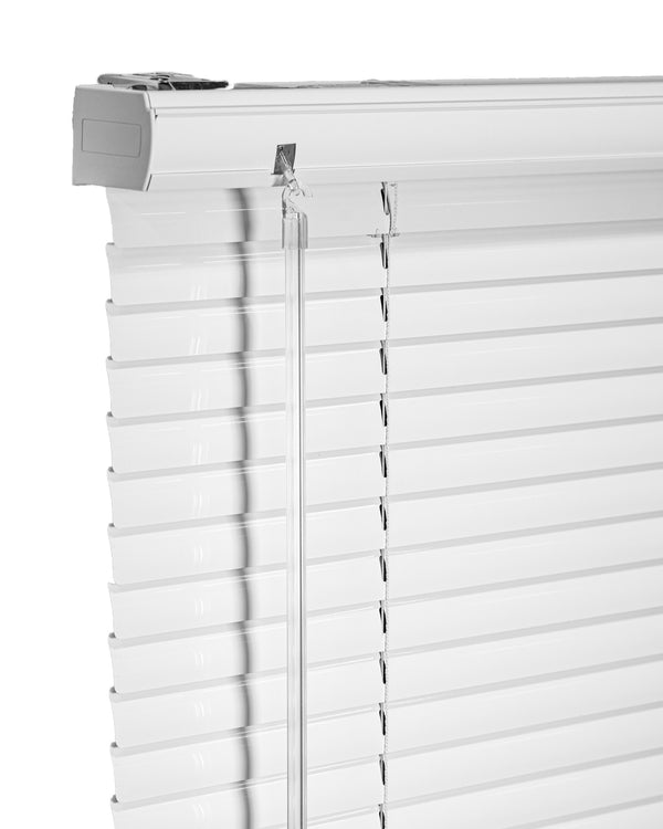 chicology Custom Mini Blinds – Room Darkening 1" Slats Aluminum