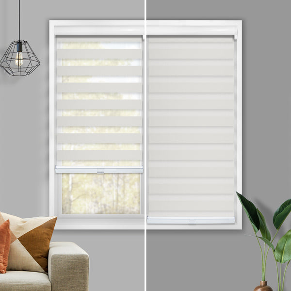 Chicology Custom Zebra Shades – Room Darkening Dual Layer Premium