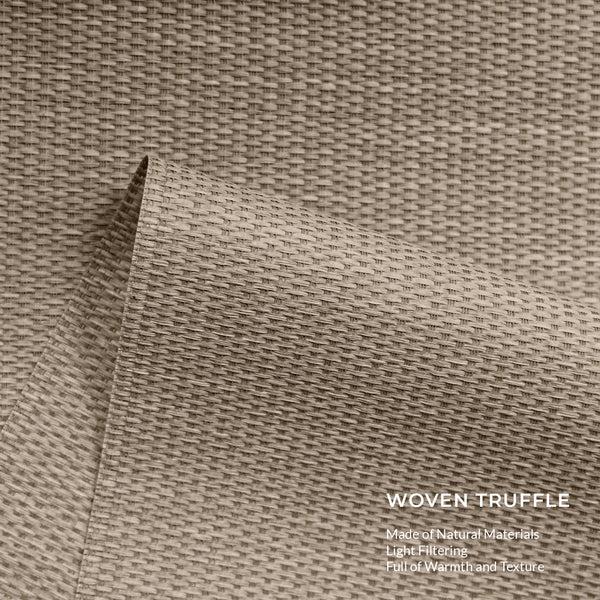 Chicology Panel Track Blinds - Light Filtering Natural Woven Robust Texture