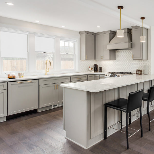 Chicology Roller Shades - Blackout 1% Solar View-tiful Chantilly