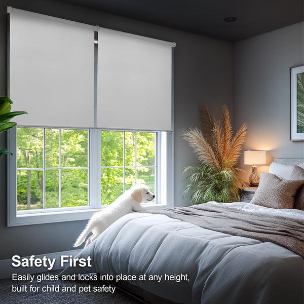 Chicology Roller Shades – Blackout Thermal Backing Byssus