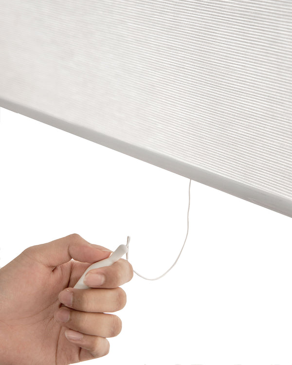 Chicology Roller Shades – Light Filtering Woven Jute Felton