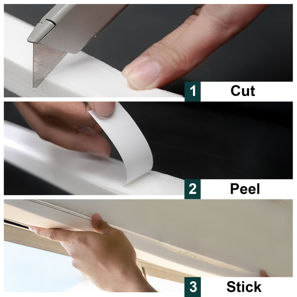 Chicology Temporary Shades – Light Filtering Cut-to-Width Pleated Material